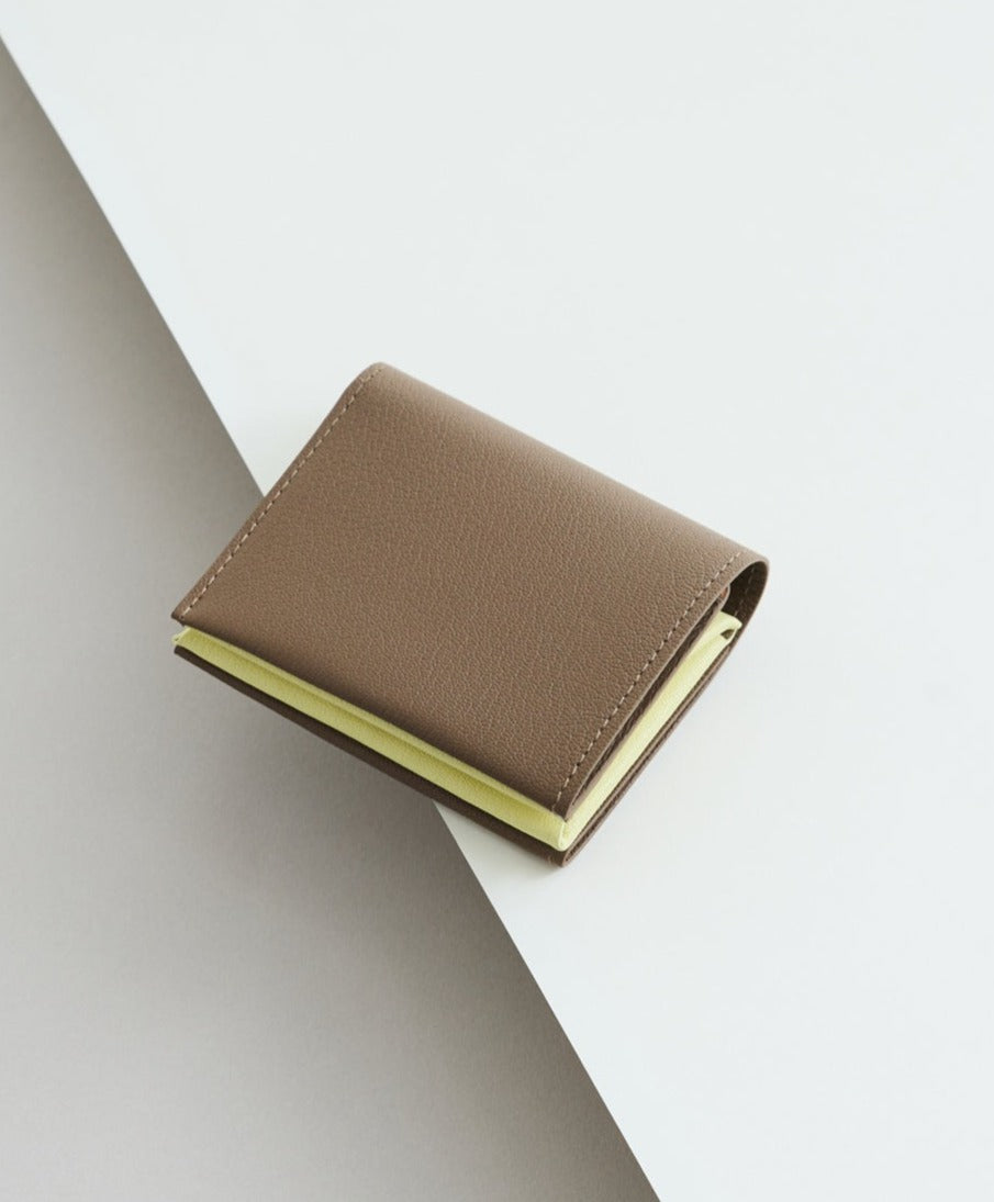 Bifold Compact Wallet - Topo × Yellow – MOLINI（モリニ