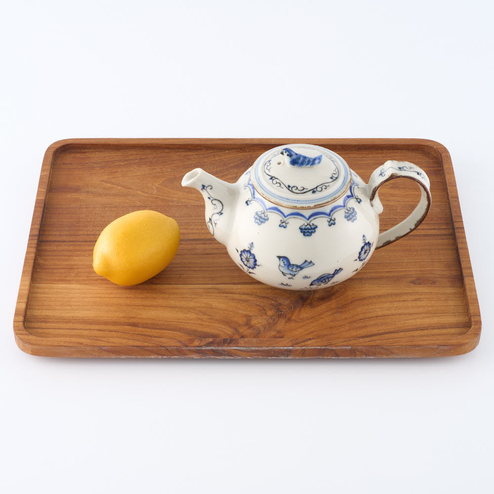 作家 中西申幸 鳥遊戯画 ポット ¥22,000 大人の焼き物