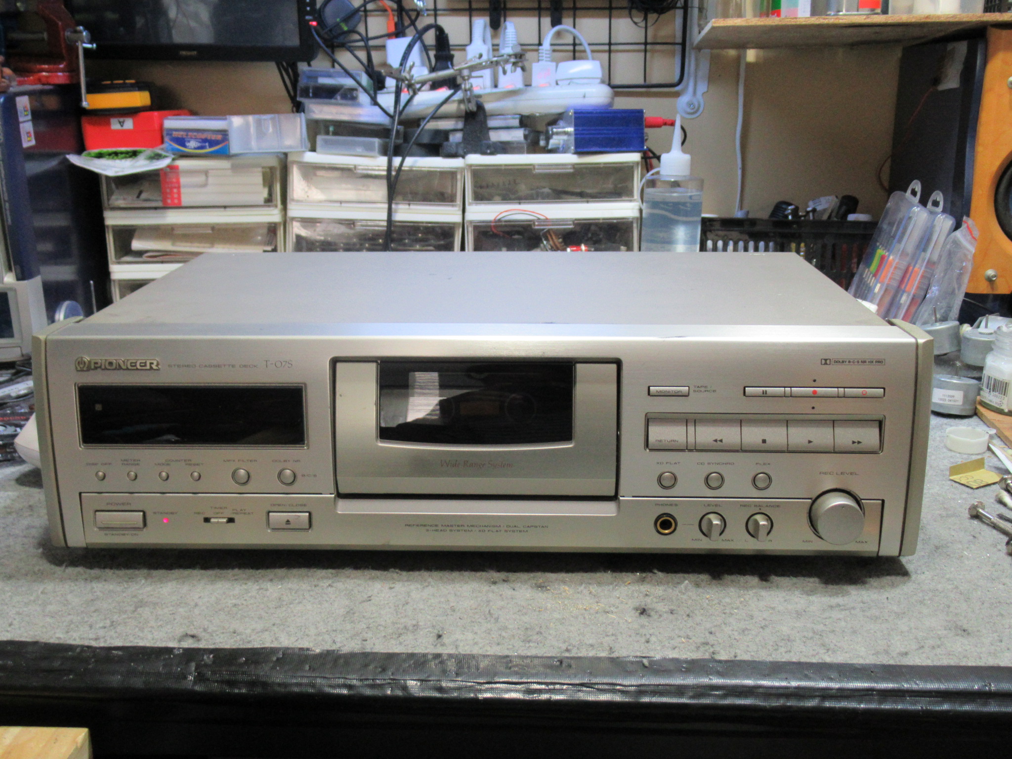 パイオニア ステレオカセットデッキ T-700S ジャンク T-700S Pioneer