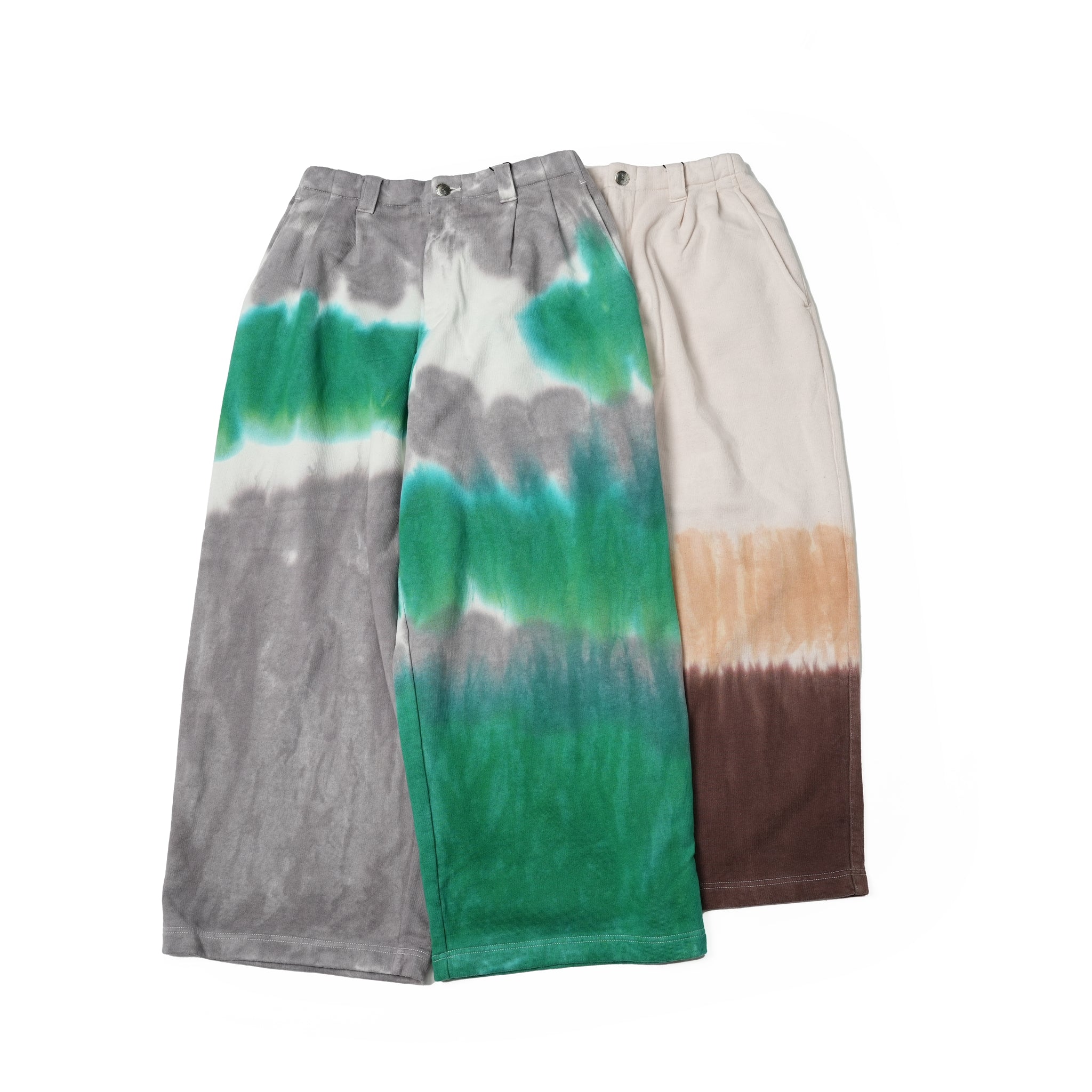 Tiedye Pile Pants | Color:Mix/Coffee【AMBERGLEAM_アンバーグリーム