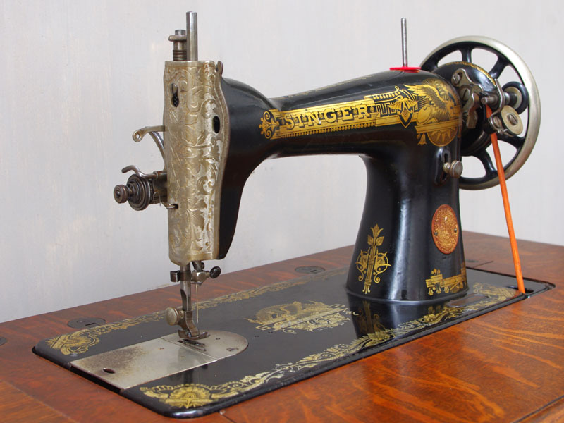 SINGER 15K シンガー製足踏みミシン 足踏みミシン・手回しミシンの