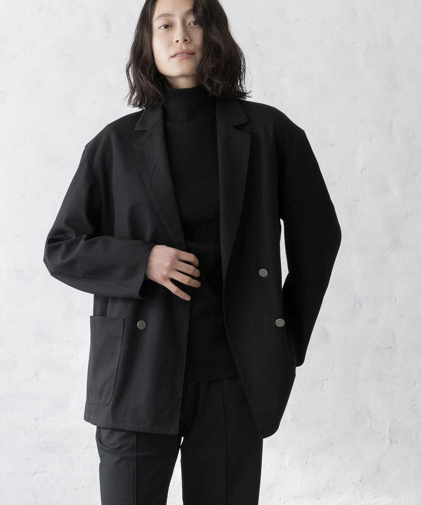 環境配慮素材》FLANNEL EASY JACKET オンオフ兼用 セットアップ対応