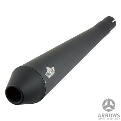 エストレヤ(FI対応) TAPERED CORN スリップオンマフラー ブラック