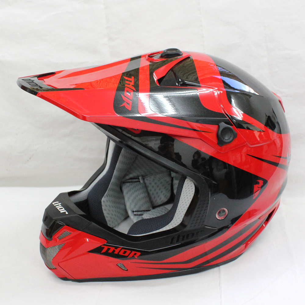 希少THOR オフロードヘルメット モンスターエナジーゴーグル付き