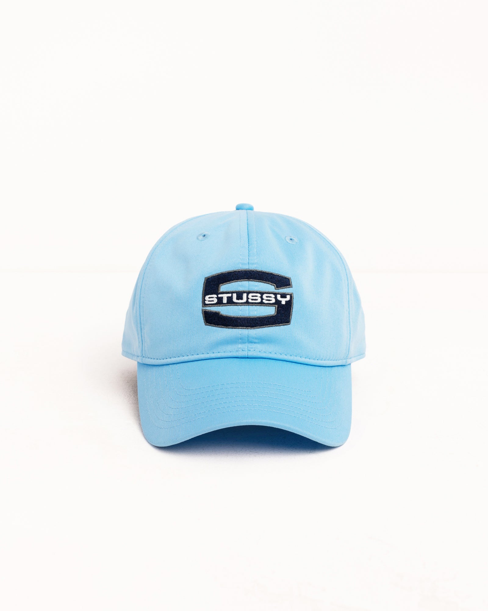 Mid-Depth Large S Snapback – Sky Blue | Headwear | Stüssy Canada