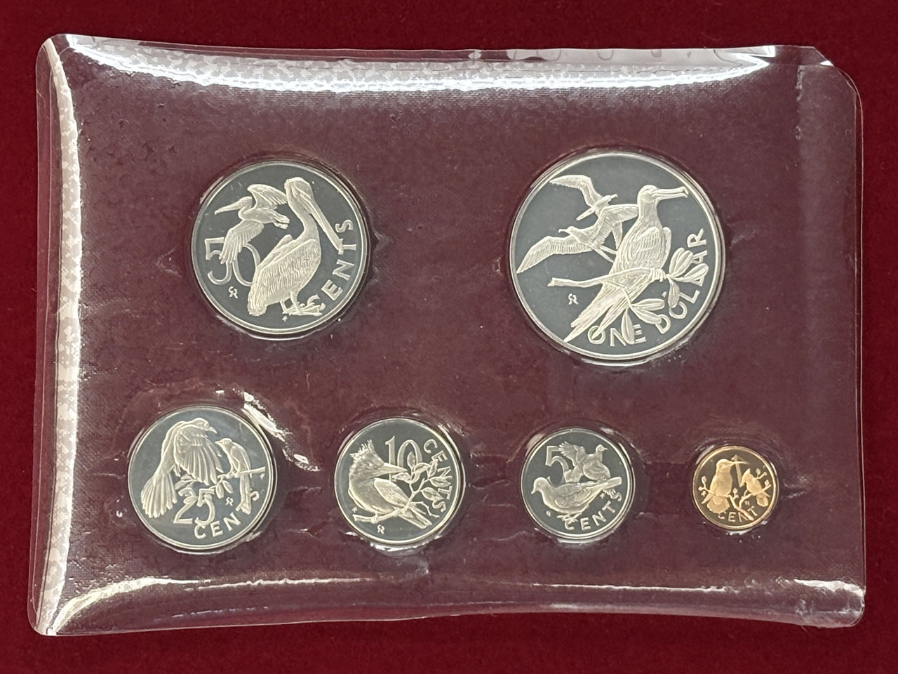 イギリス領ヴァージン諸島】プルーフセット 6枚組 1974［C-0000290