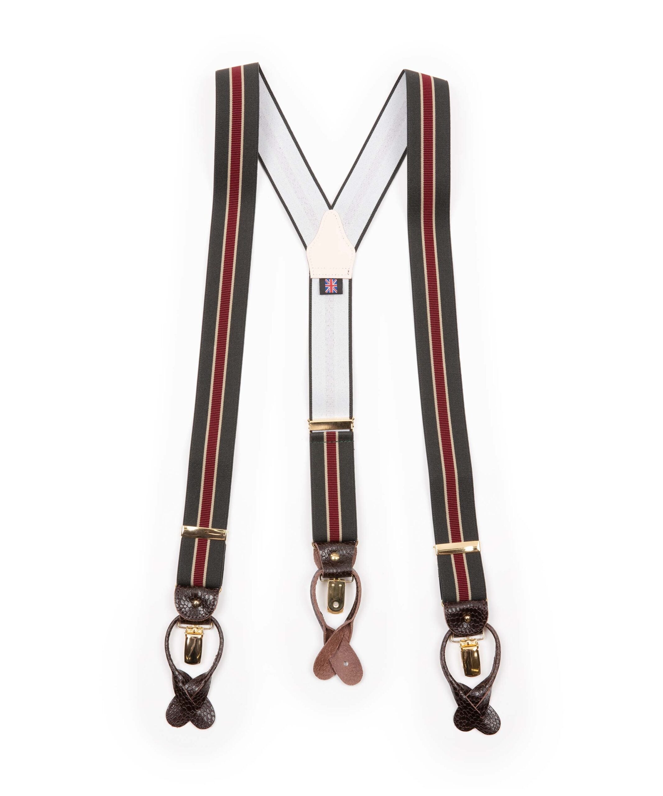 ALBERT THURSTON サスペンダー（カーキストライプ） – collective.