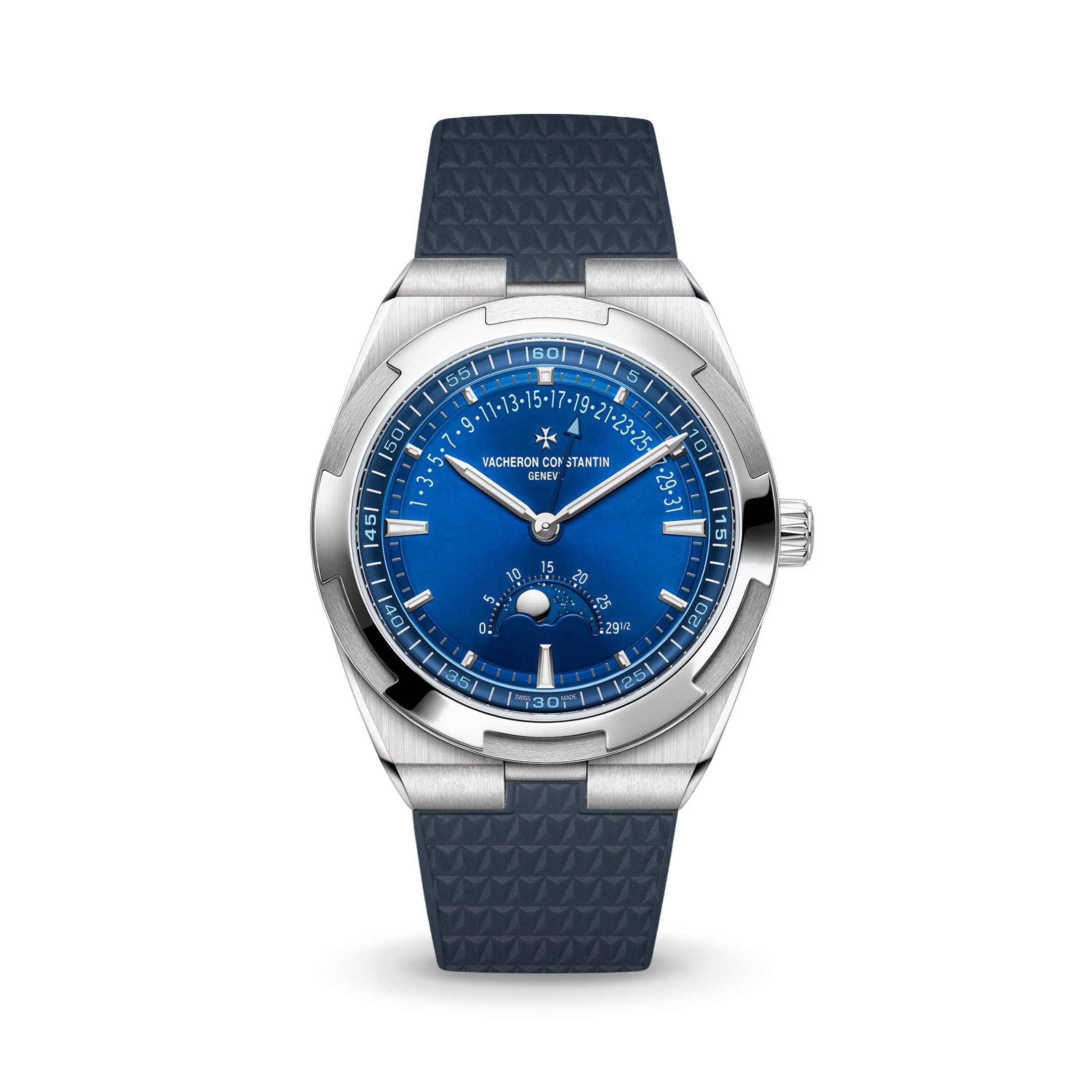 Navy CTS Rubber Strap for Vacheron Constantin Overseas - Rubber