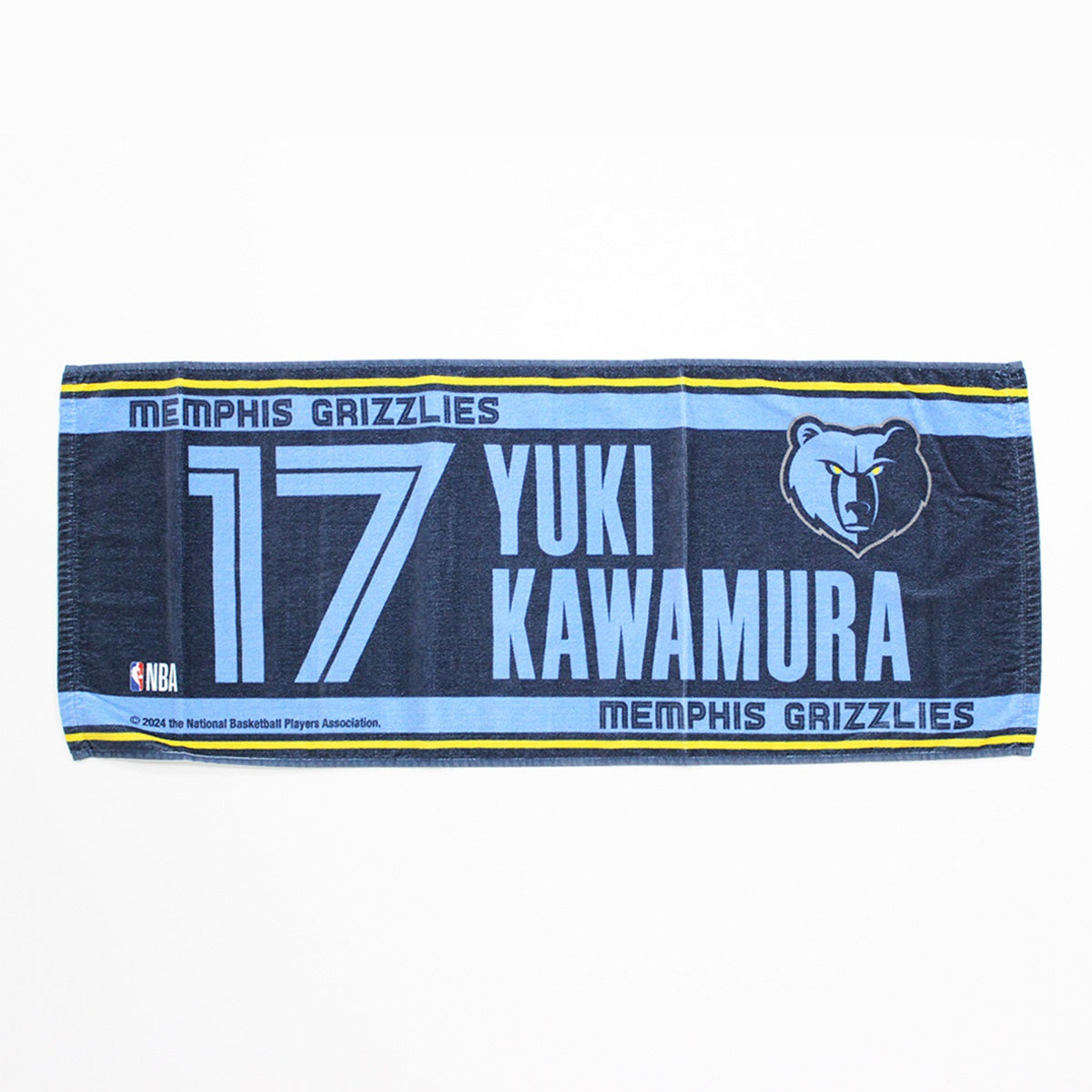 NBA】メンフィス・グリズリーズ 河村勇輝 フェイスタオル（GRIZZLIES