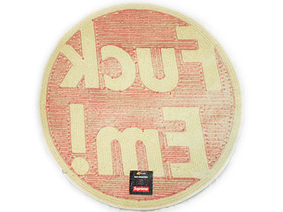 Supreme×Gallery1950 'Fuck Em! Rug'ラグマット Mat ギャラリー1950
