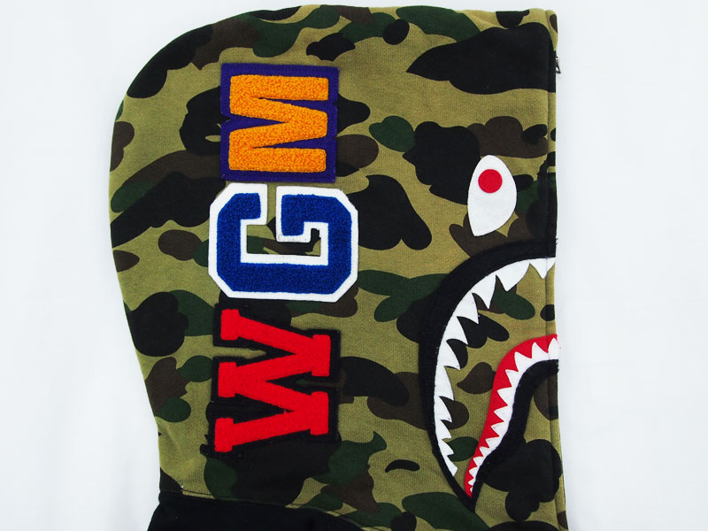 A BATHING APE 'SHARK FULL ZIP HOODIE'シャークパーカー フルジップ