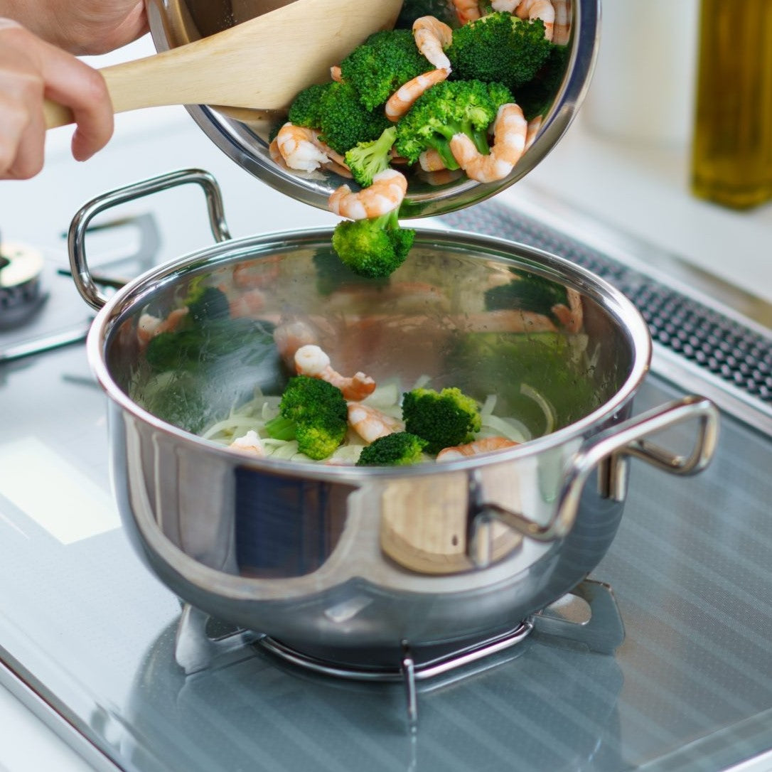 ジオ・プロダクト 日本製 両手鍋 22cm GEO-22T ガス火・IH対応