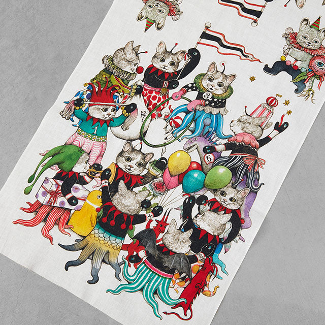 てぬぐい CIRCUSギュスターヴくん – ボリス雑貨店