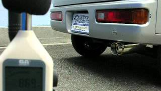 WirusWin】ホンダ アクティバン用コンパクトマフラー【バッフル無