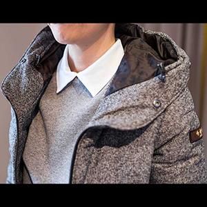 TATRAS [タトラス] CERTOSAツイード調ミドル丈ダウン モカ | Lin total