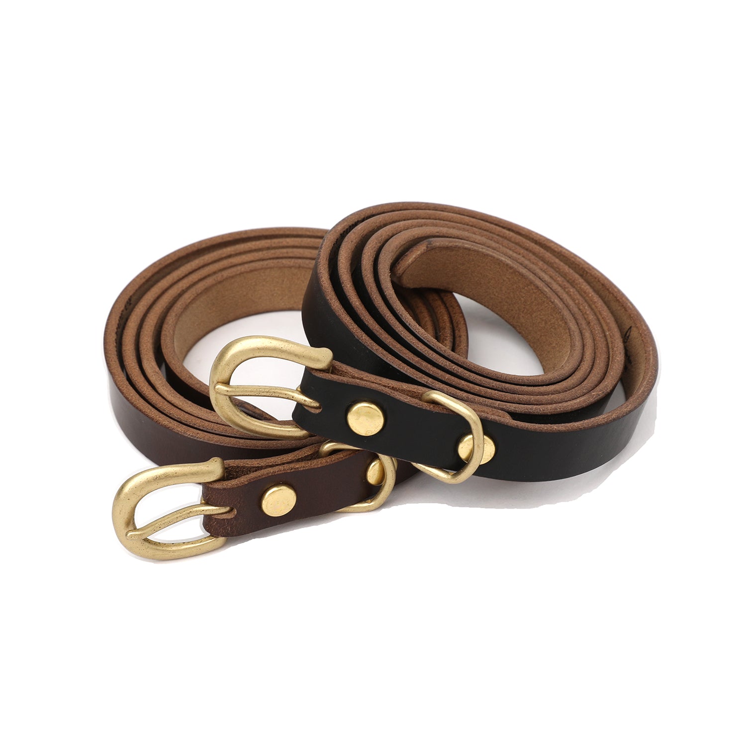 JDG02648】JELADO×BUTTON WORKS D-Buckle16mmHorweenCXL(Cromxcel®)Leather