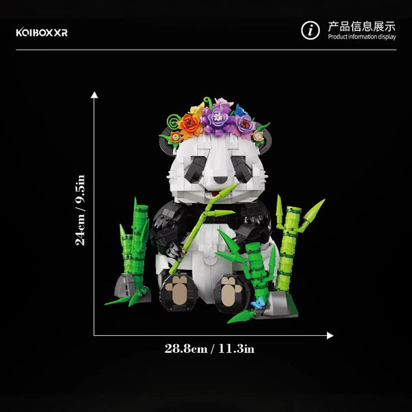 1501pcs KQIBOXXR KQ202 Bamboo Forest Giant Panda – Joy Bricks