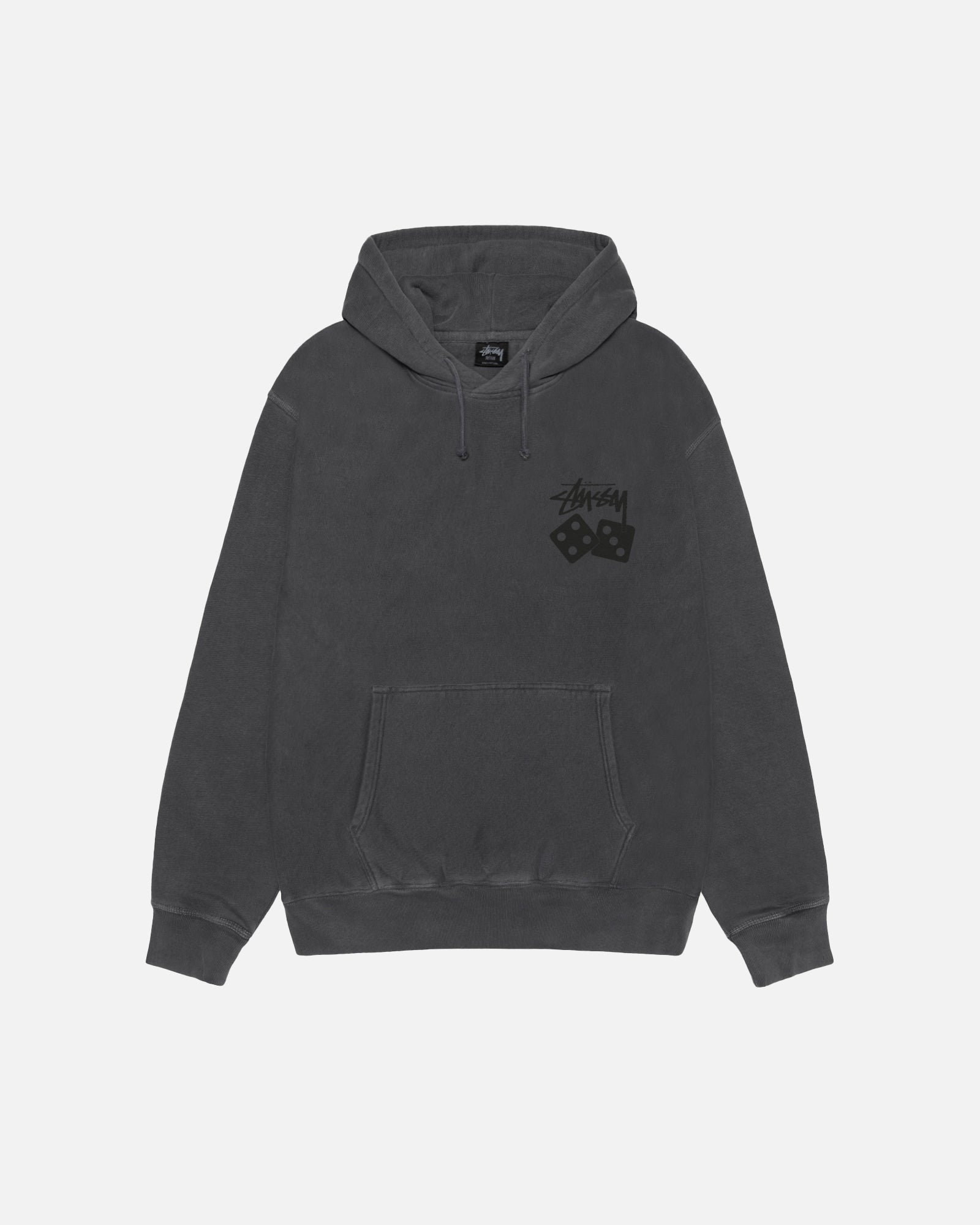 Dice Hoodie Pigment Dyed – Black | Sweats | Stüssy Korea