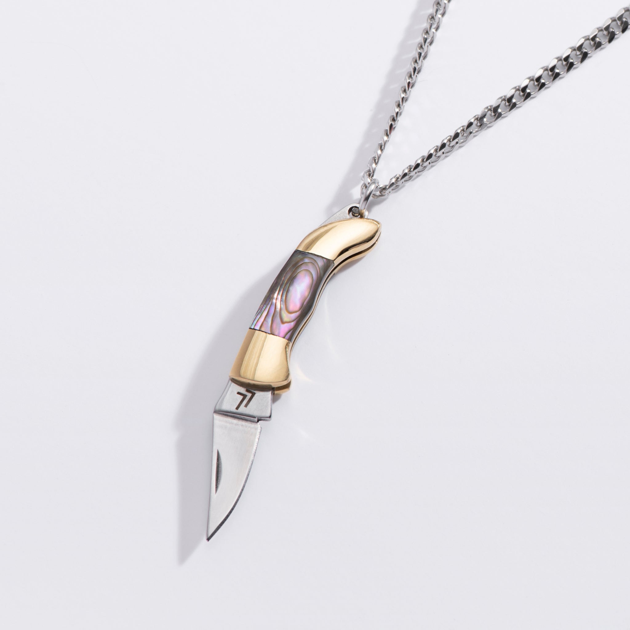 Judith Abalone Knife Necklace | Real Knife Necklace | Larissa Loden