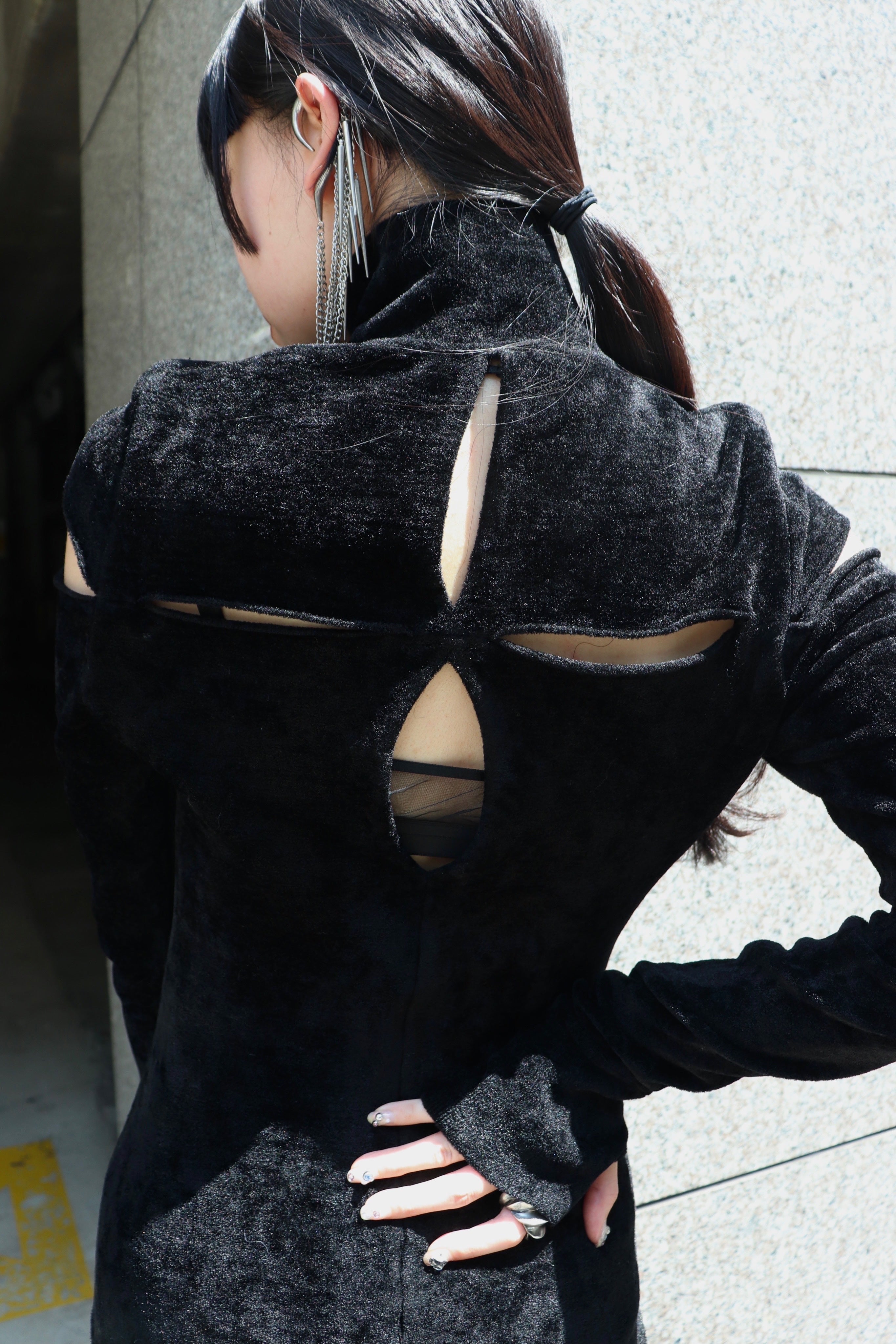 FETICO(フェティコ)のVELOUR KNIT TURTLENECK BODYSUTS(ボディスーツ