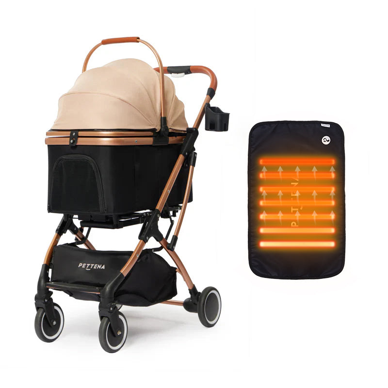 ペットカートKNIGHT + ホットカーペット