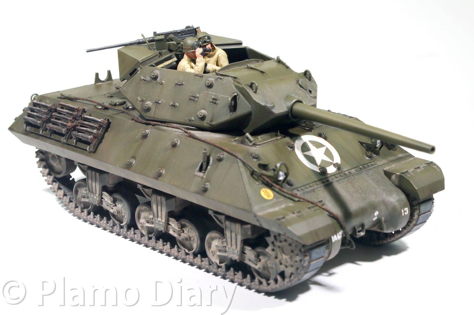 プラモ日記 » アメリカ・M10駆逐戦車 中期型 その13 完成!!