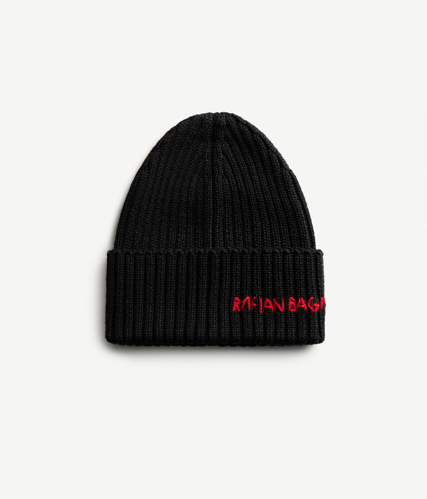KIDS Monogram-embroidered Wool Beanie • Ruslan Baginskiy Hats