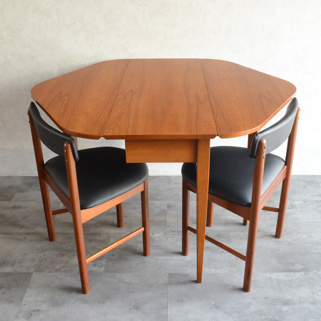 ミッドセンチュリーヴィンテージ ゲートレッグ ダイニングテーブル04