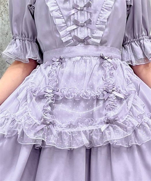 ドットチュールハーフエプロン | axes femme online shop