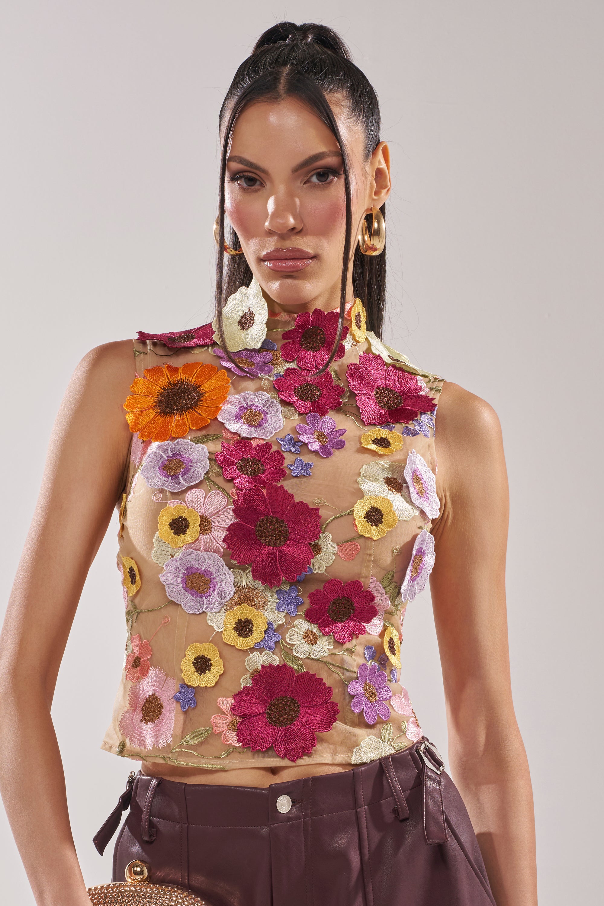 WHERE THIS FLOWER BLOOMS MESH TOP – AKIRA