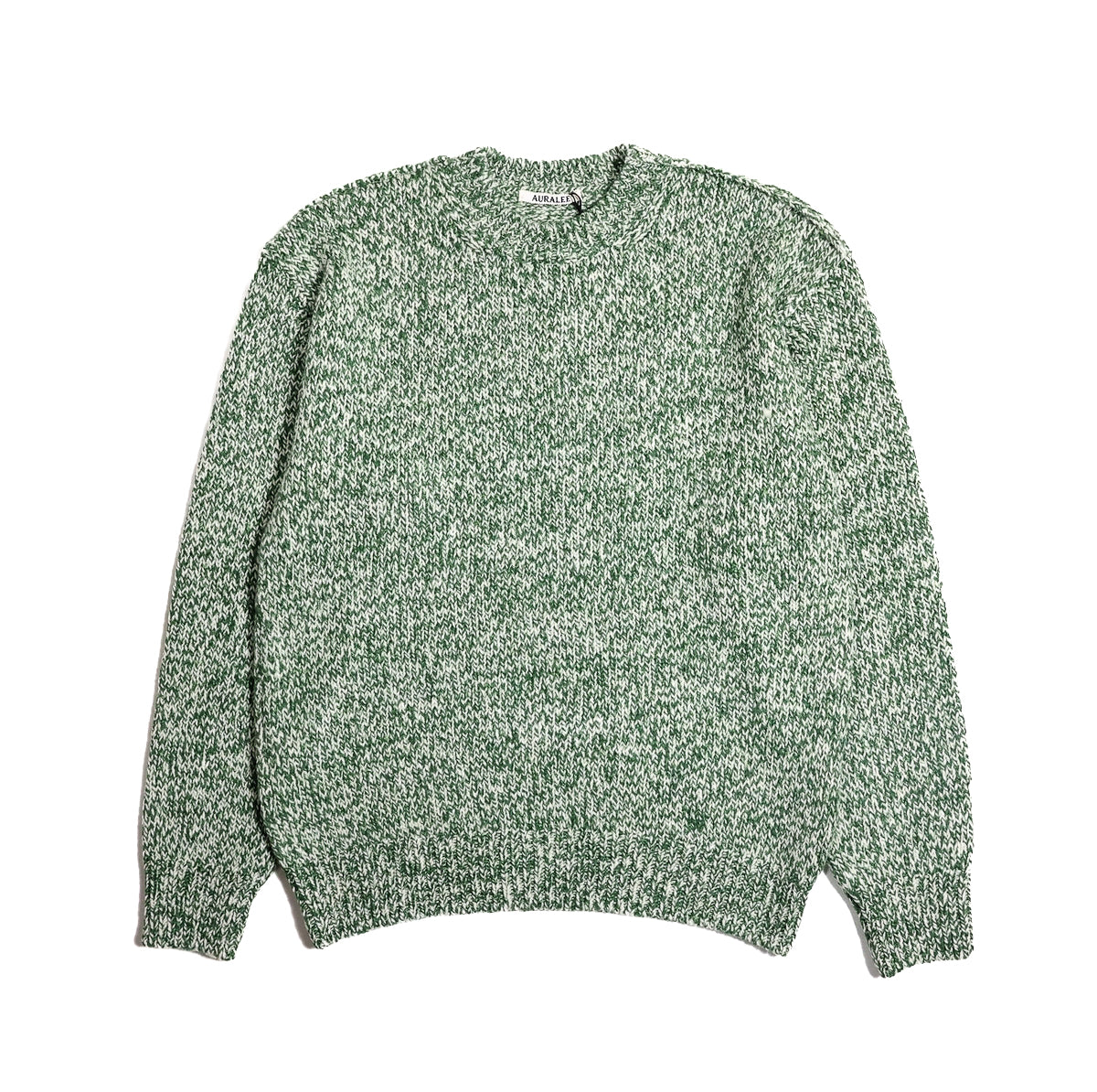 AURALEE 「SILK WOOL CAMEL MIX KNIT P/O - MIX GREEN」 – SISTER