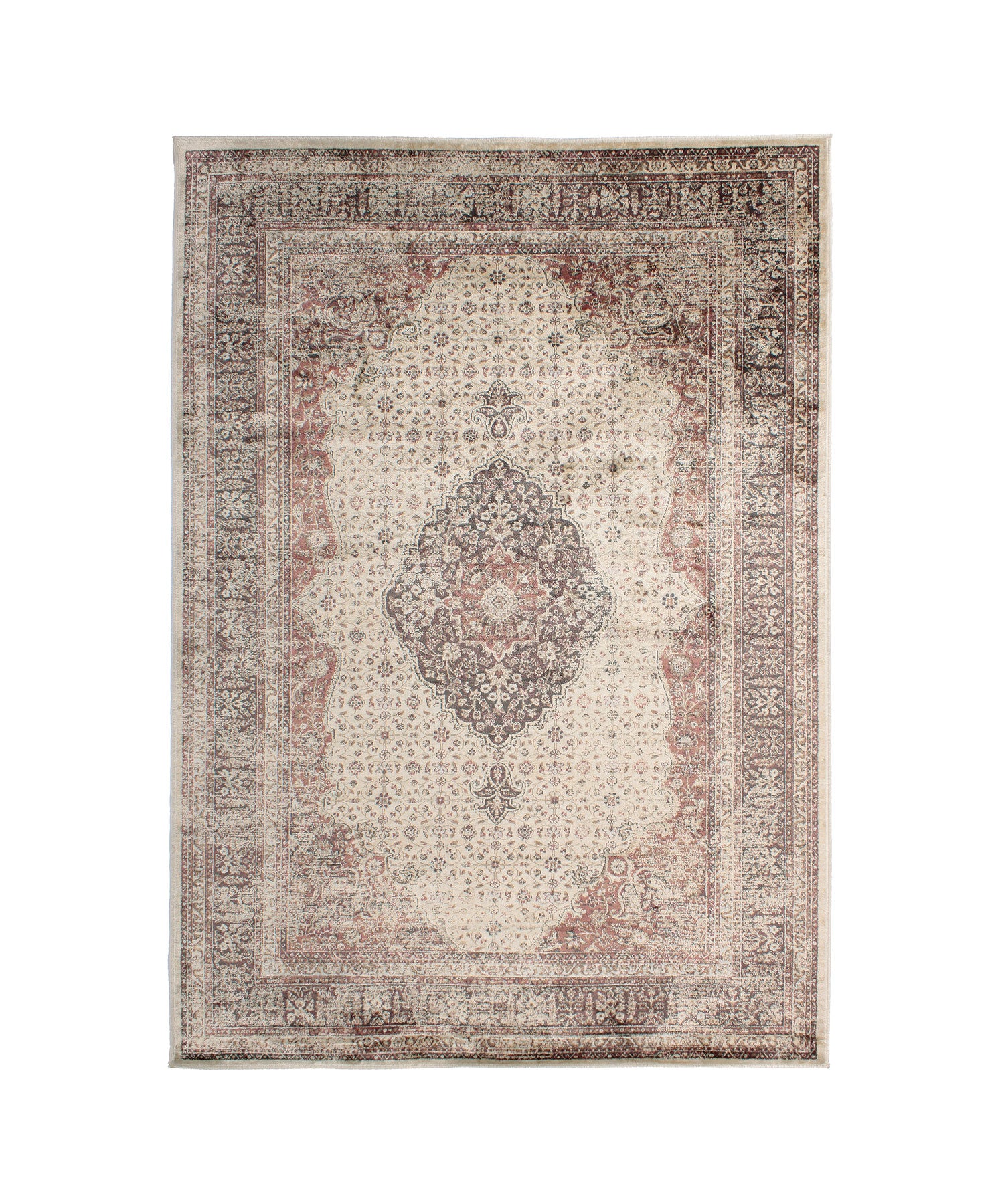 RugRu（ラグル）IRIS RUG 1400x2000mm ヴィンテージ ラグ 絨毯