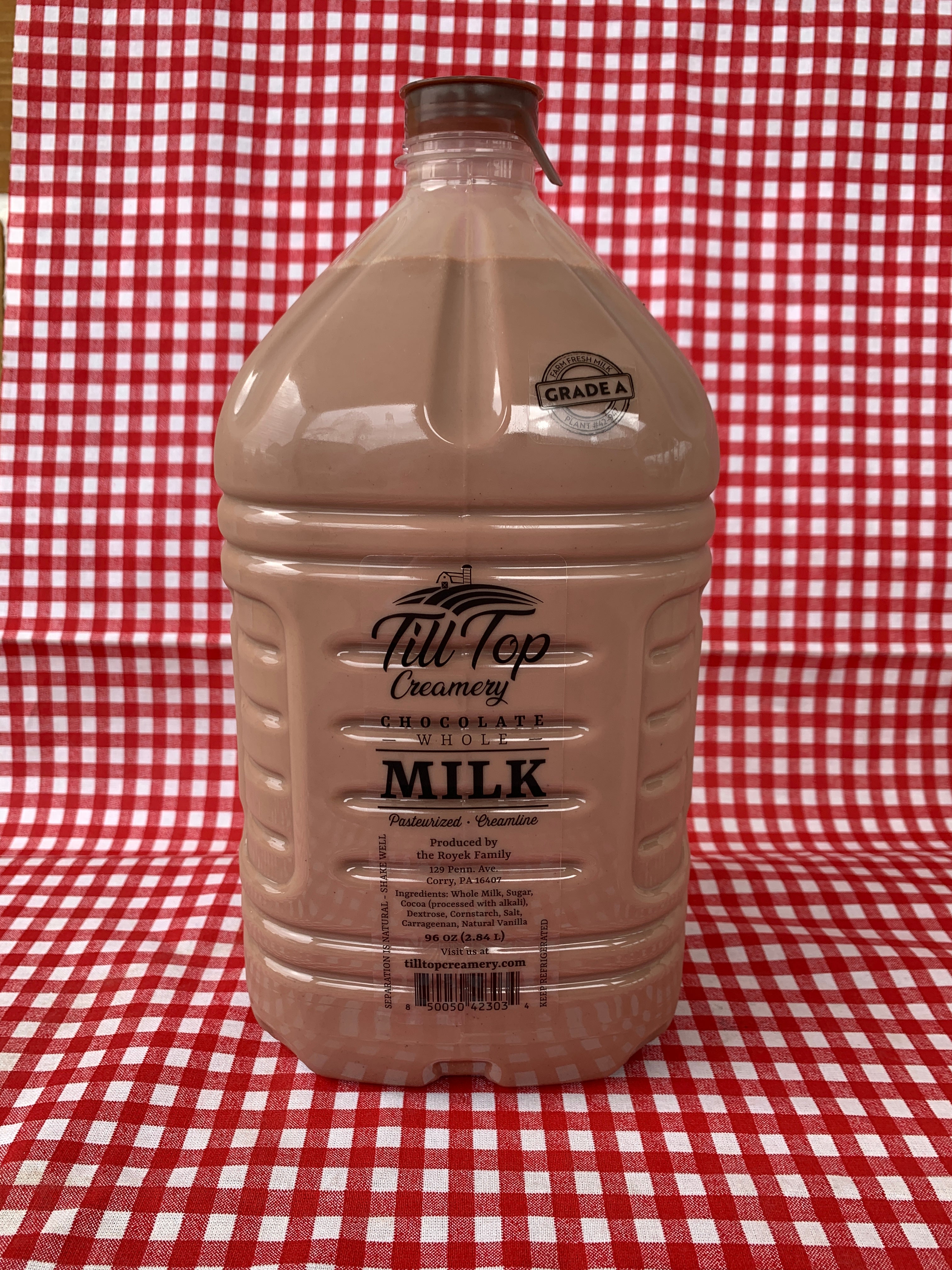 Chocolate Whole Milk - 96 oz – Till Top Creamery