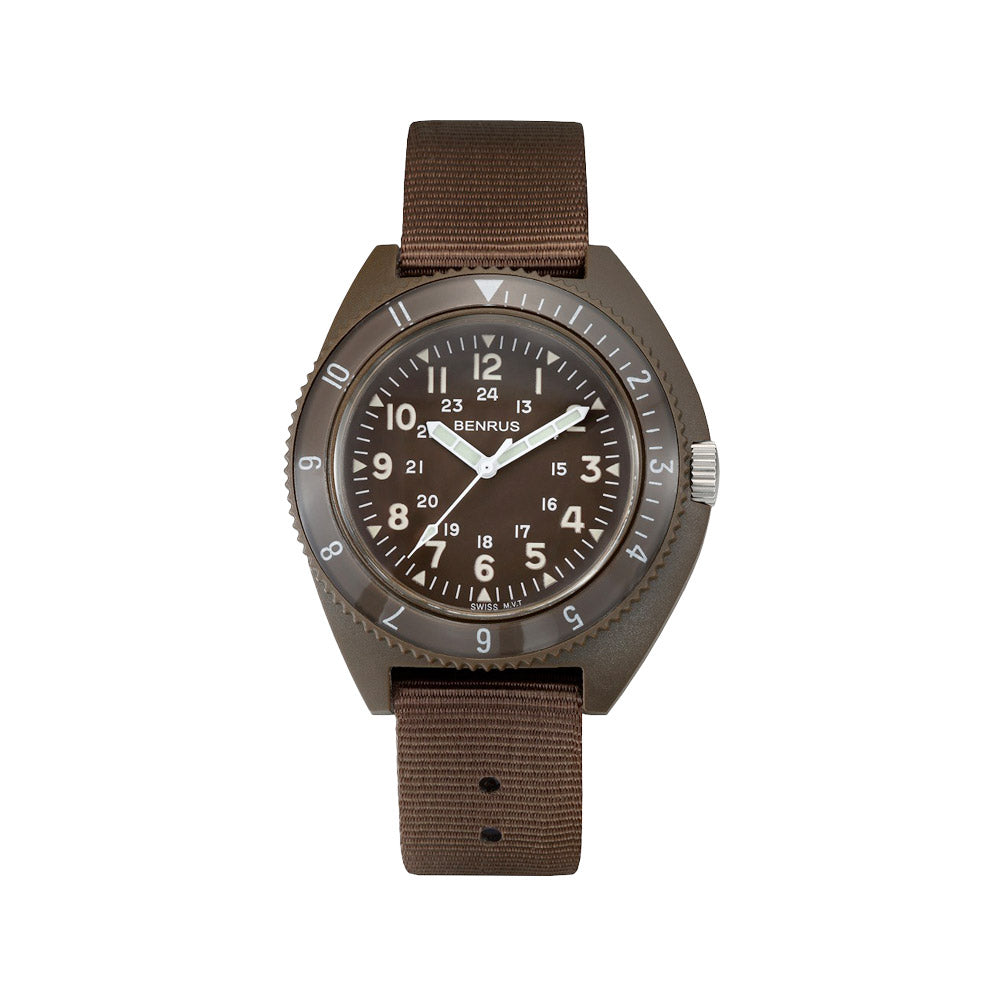 BENRUS TYPE-III OLIVE ベンラス 腕時計 ミリタリーウォッチ – 東京