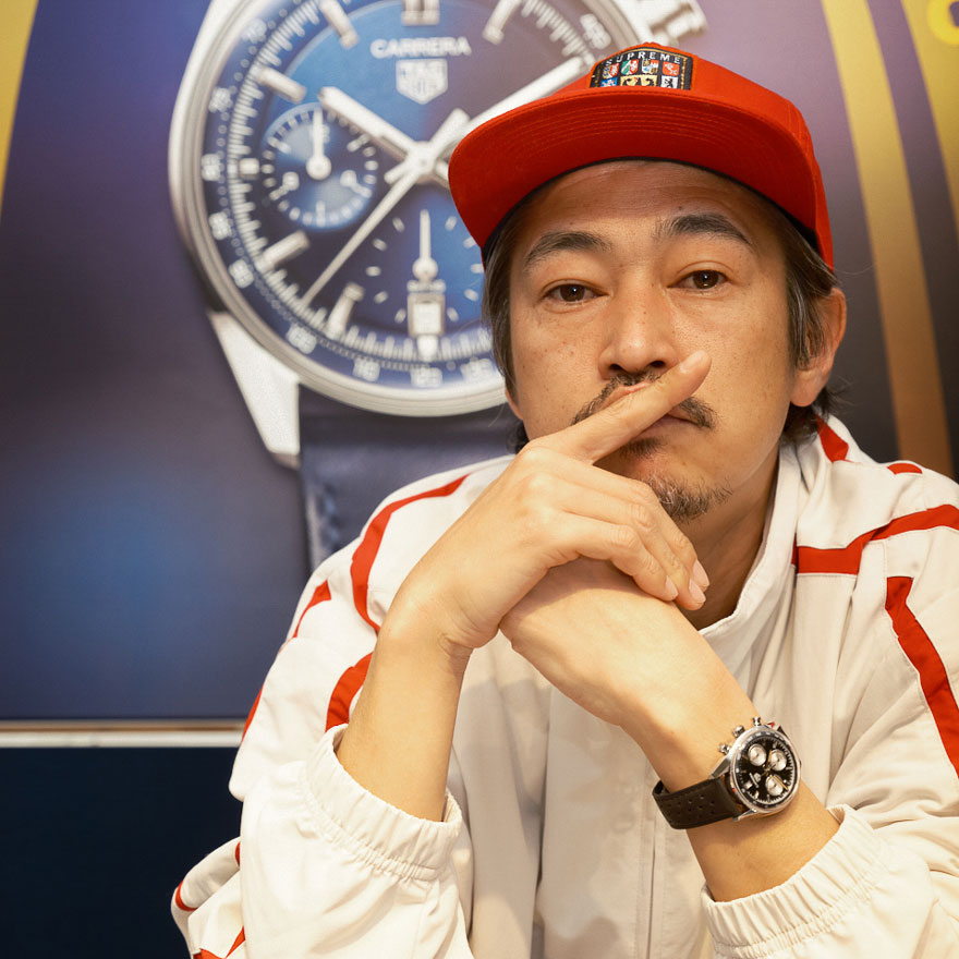 窪塚洋介が「タグ・ホイヤー 伊勢丹新宿」のリニューアルオープンを祝