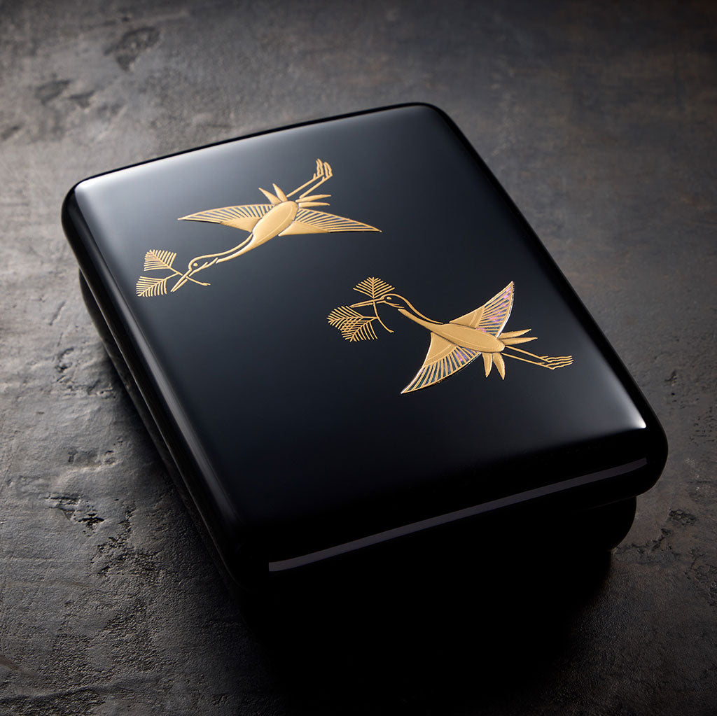 光琳堂 越前塗 プレースマット 黒×朱 両面使用可 5枚セット 未使用