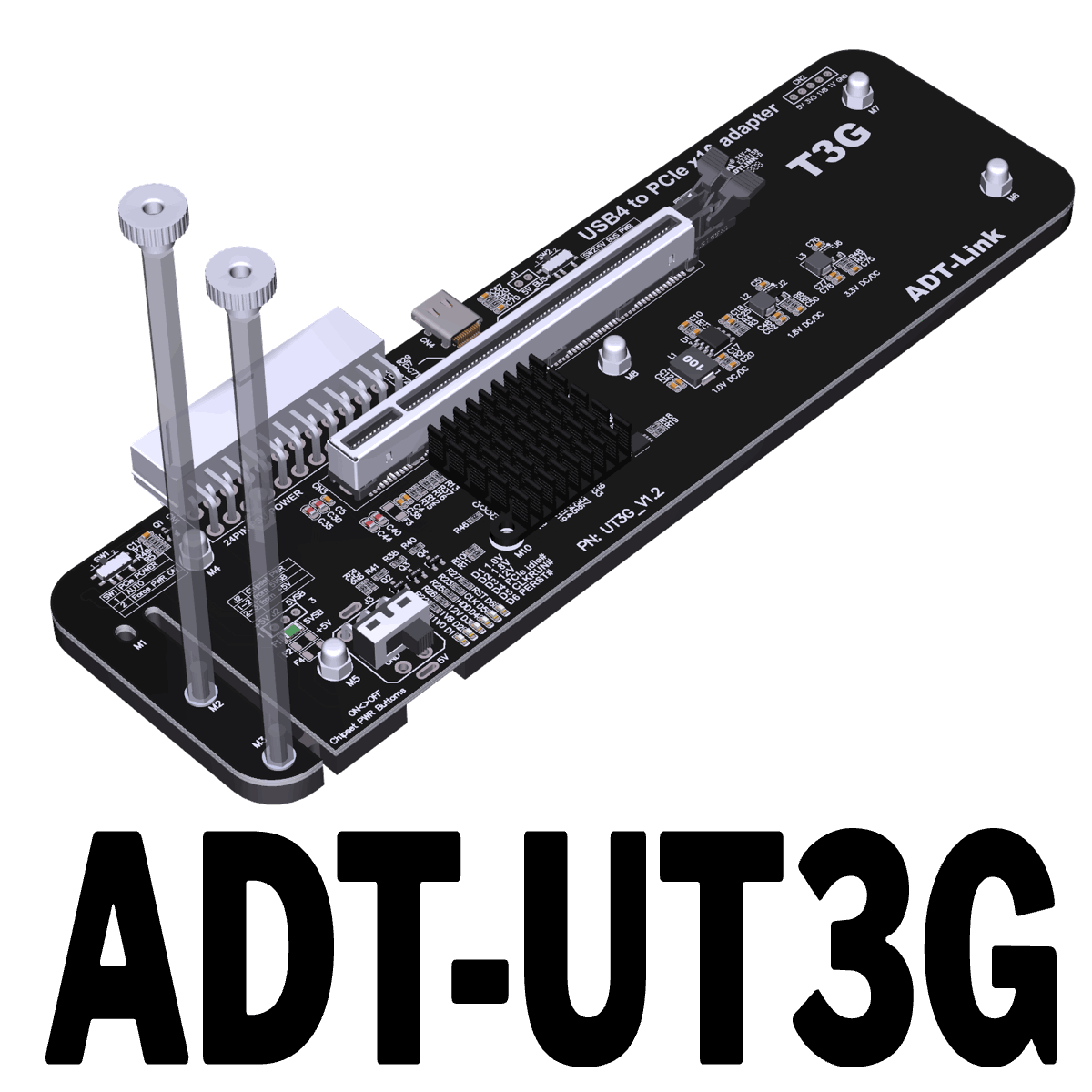 USB4 to Pcie x16 eGPU Adapter