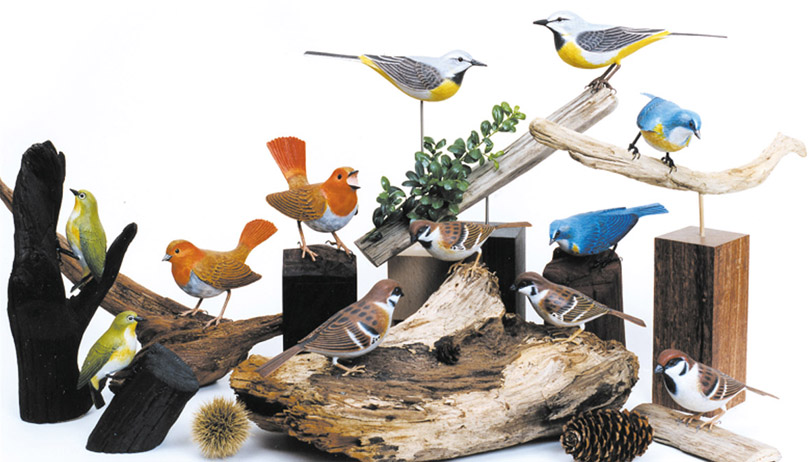 バードカービングカタログ _ 筆字と木彫りの工房