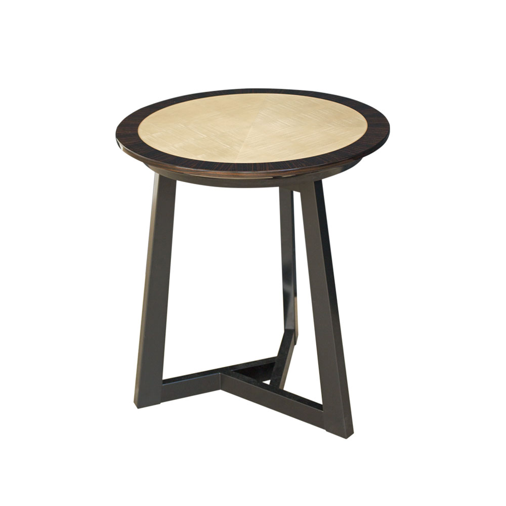 サイドテーブル「CORZA コルザ」シカモア（SK-12）/黒檀 【受注生産品