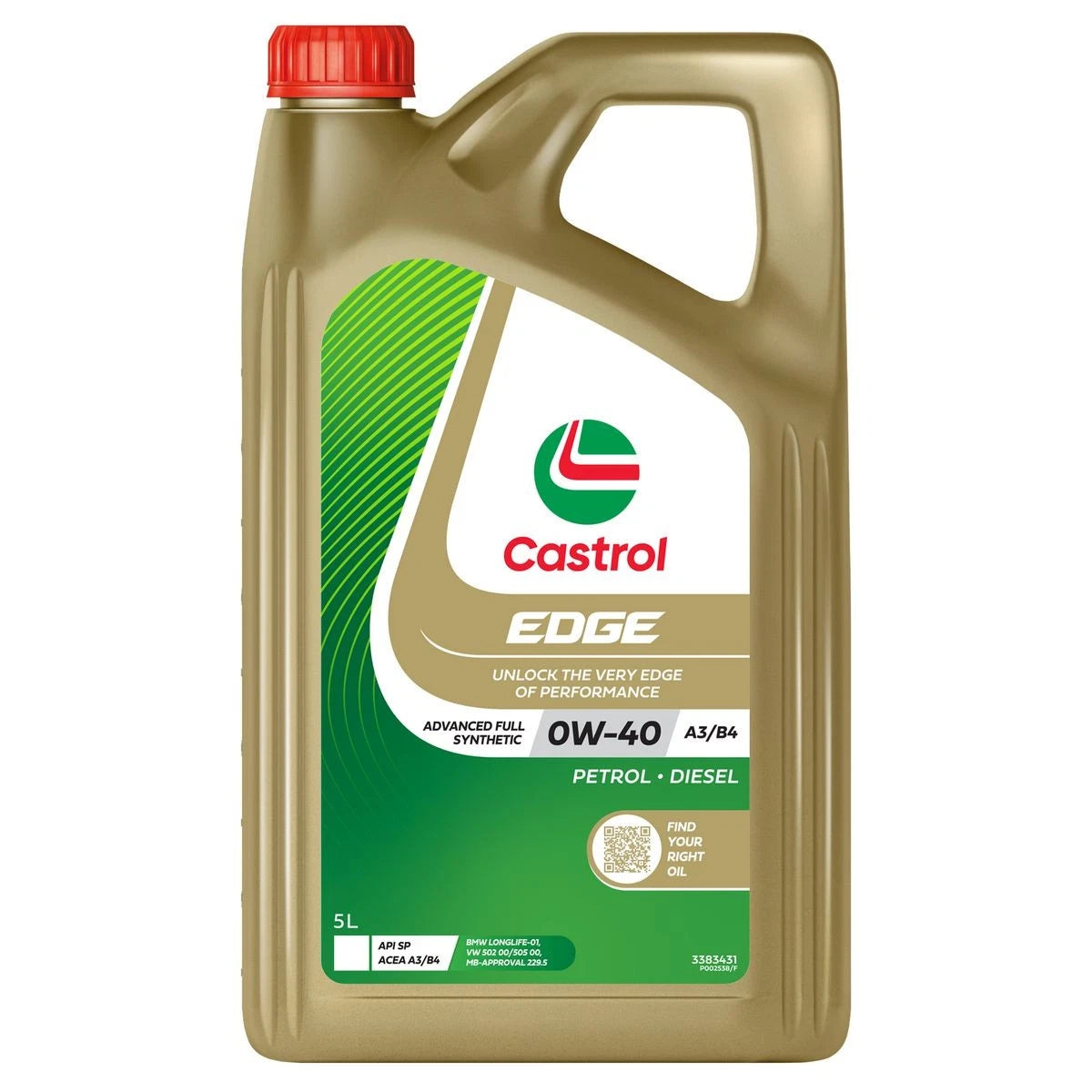Castrol EDGE 0W-40 A3 B4 Engine Oil 5L – Optilubes