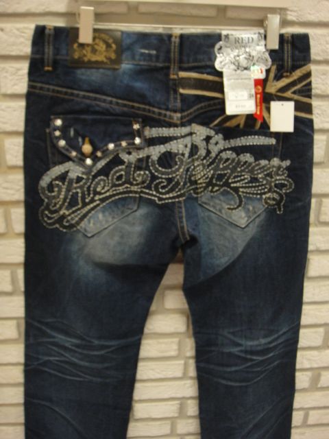 REDPEPPER（レッドペッパー）ストレートデニム34インチ（ダメージ加工