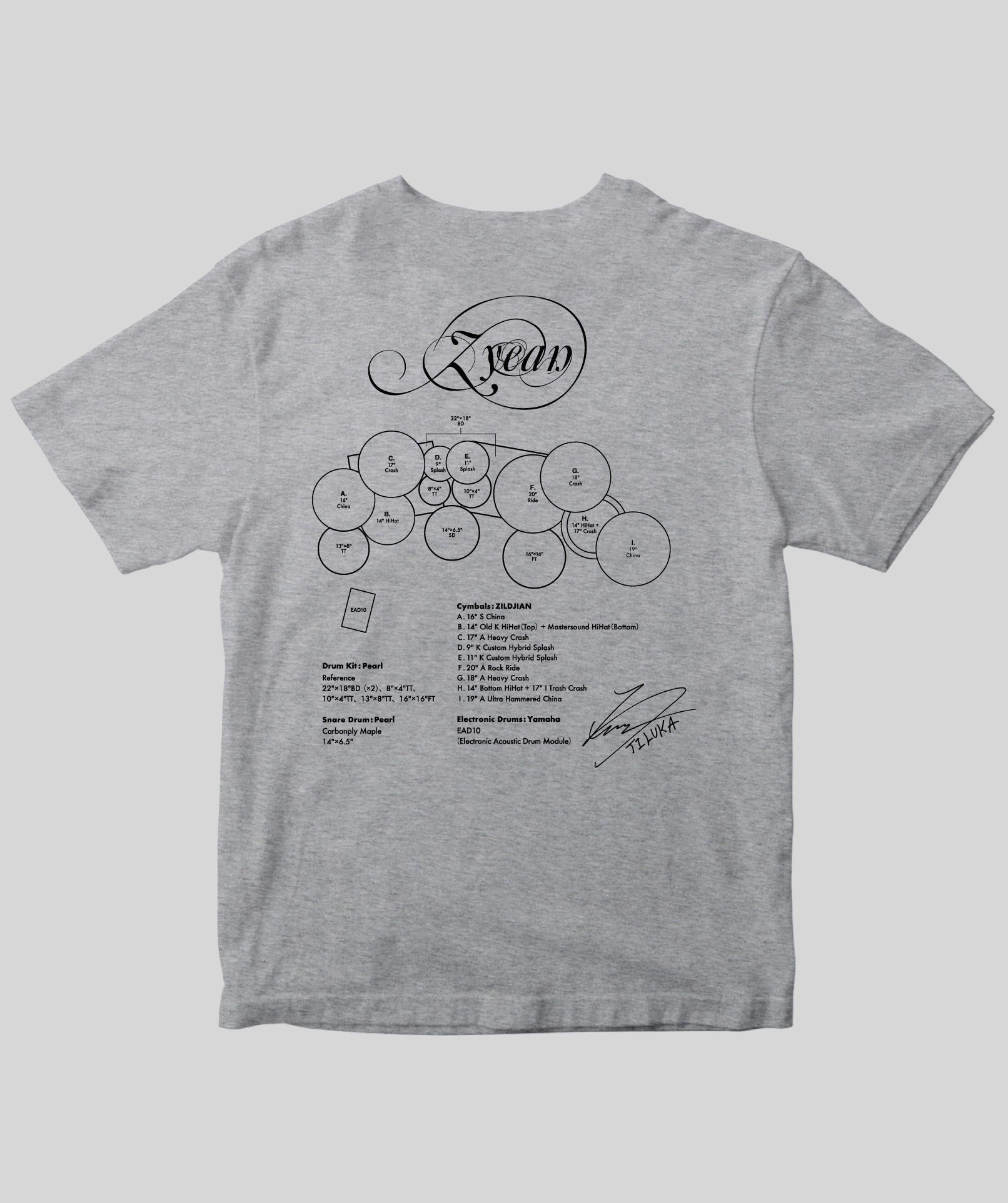 Drummer's Set Up Vol.37 Zyean［JILUKA］ – T-OD（株式会社リットー
