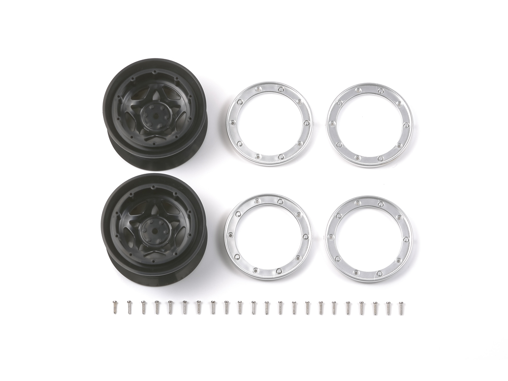 OP.1116 CR-01 ペンタグラムホイール （オフセット+5）2本: RCモデル