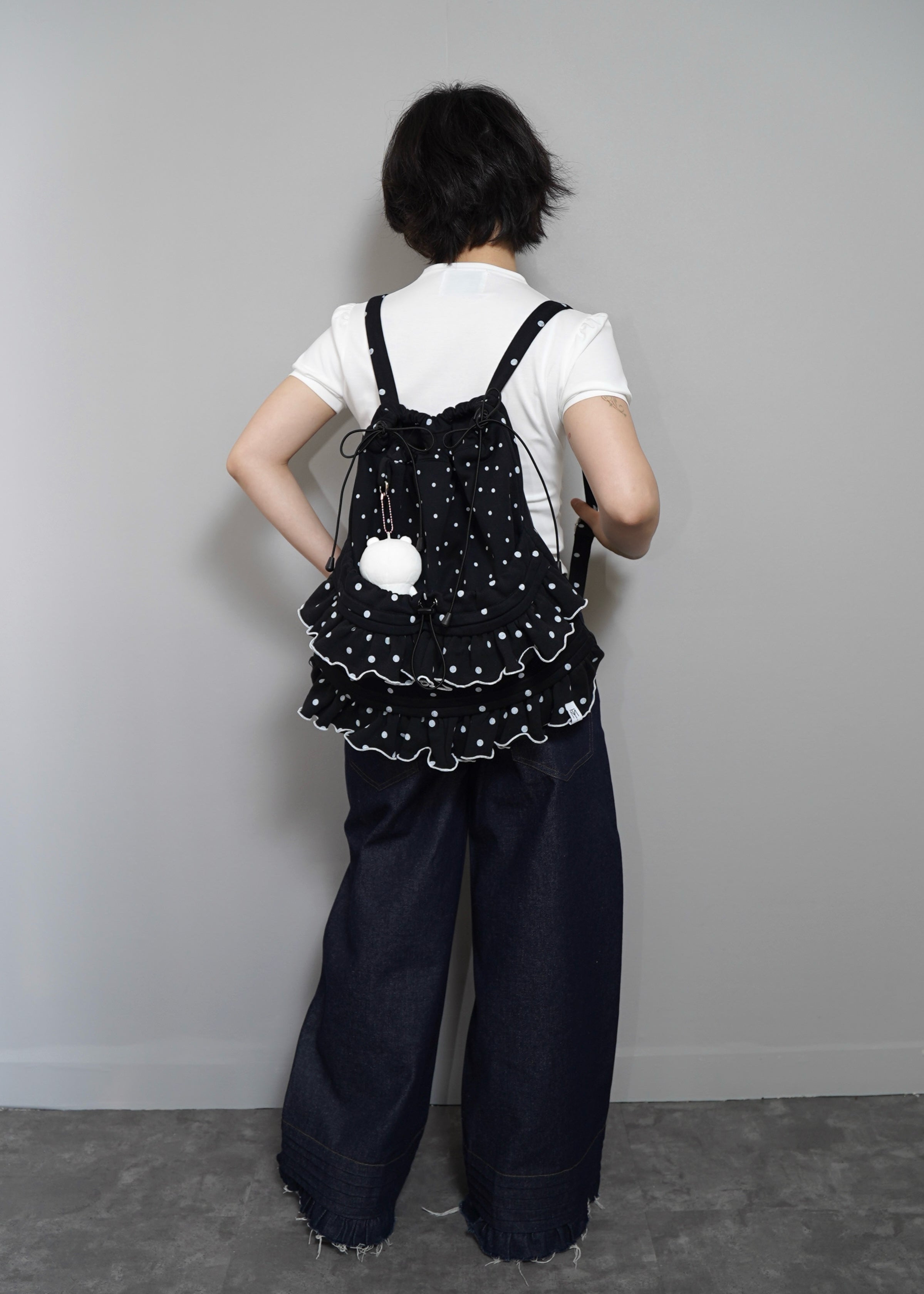 dot frill knapsack – Tie.Me