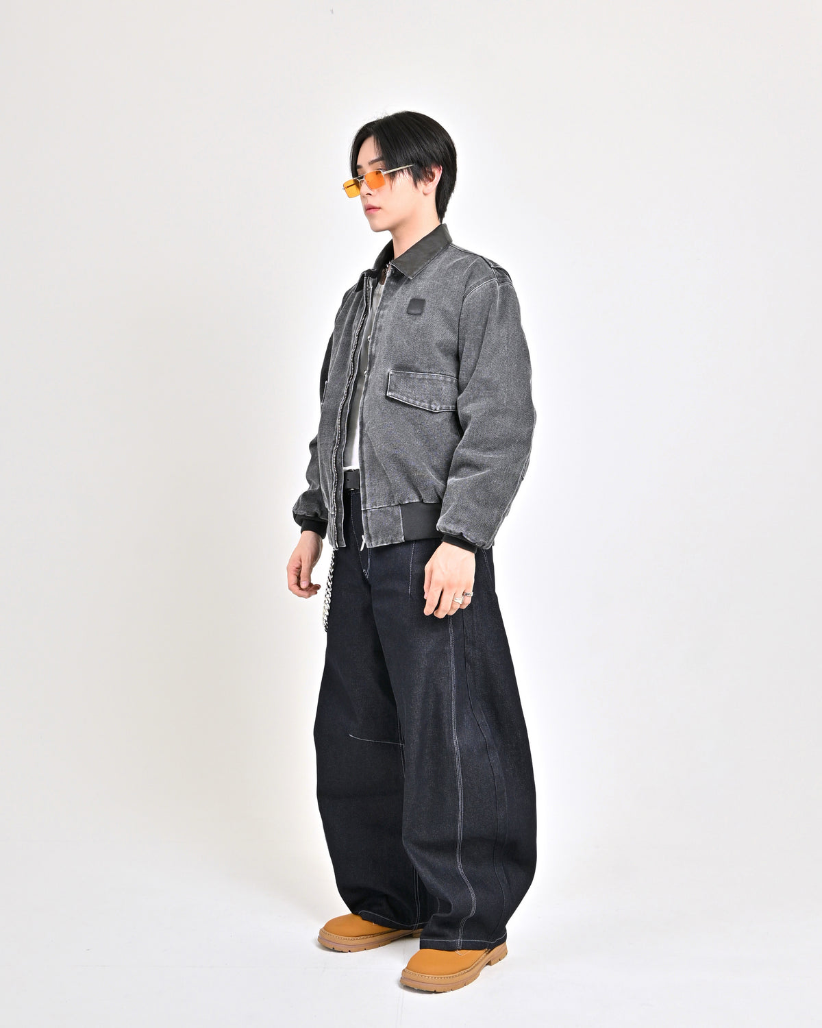 10日以内お届け】 レザーカラーデトロイトジャケット L2139