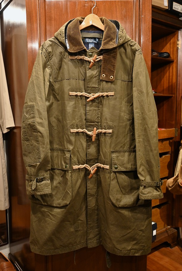 USED) PoloRalphlauren ポロラルフローレン オイルドコットン ダッフル