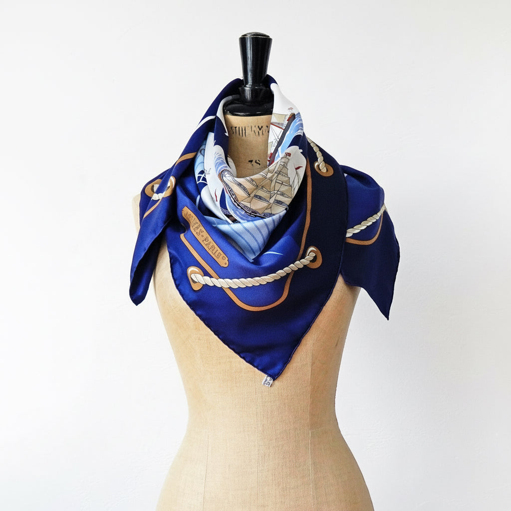 C.1970-80s HERMES Silk Scarf / エルメス・シルクスカーフ(Grand