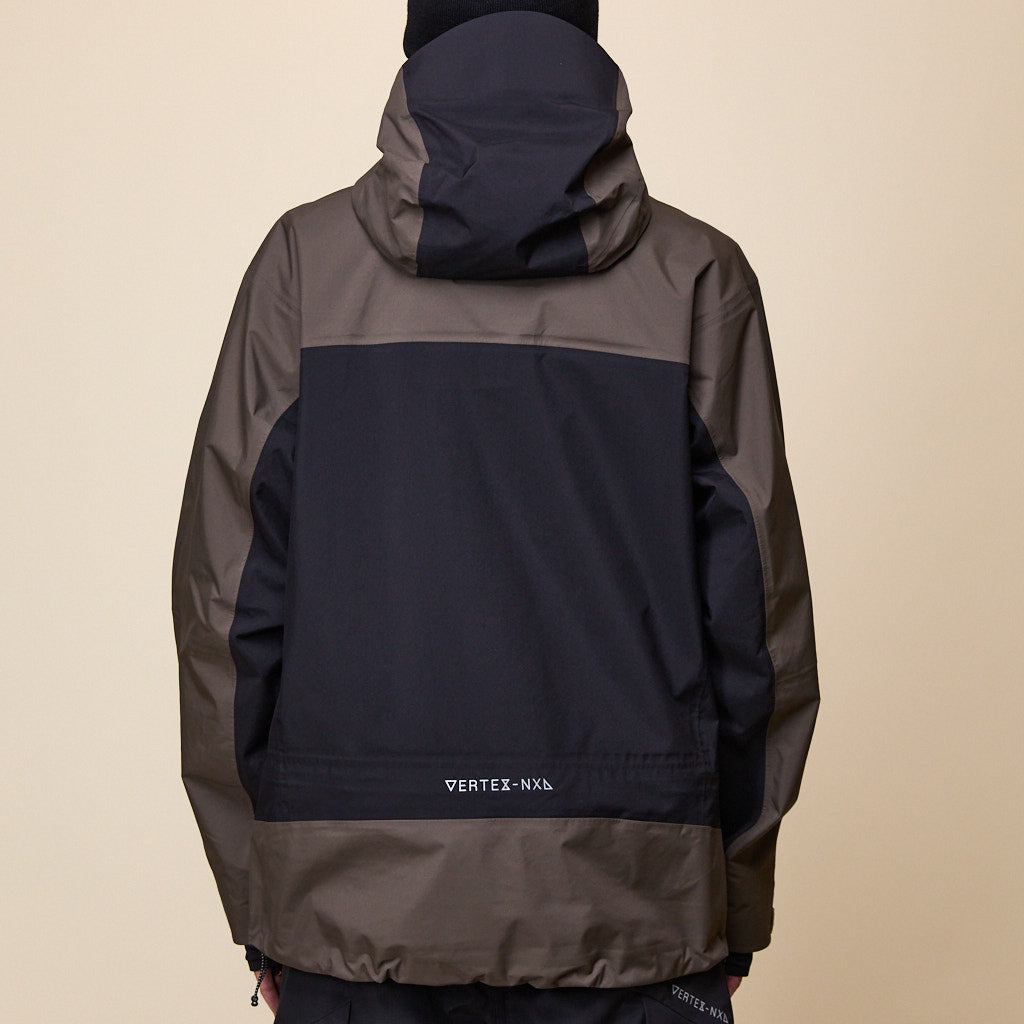Vertex-NXL - Pullover 3L Shell Jacket - Brown / Black | T.T.O.O