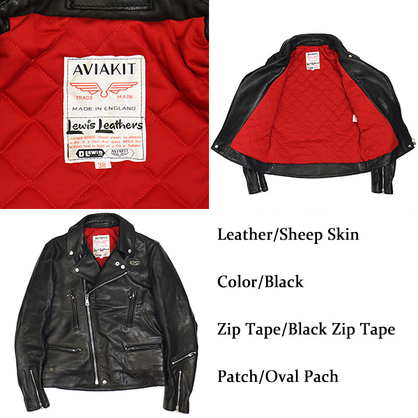 正規取扱店 Lewis Leathers(ルイスレザーズ) No.402TV LIGHTNING TIGHT