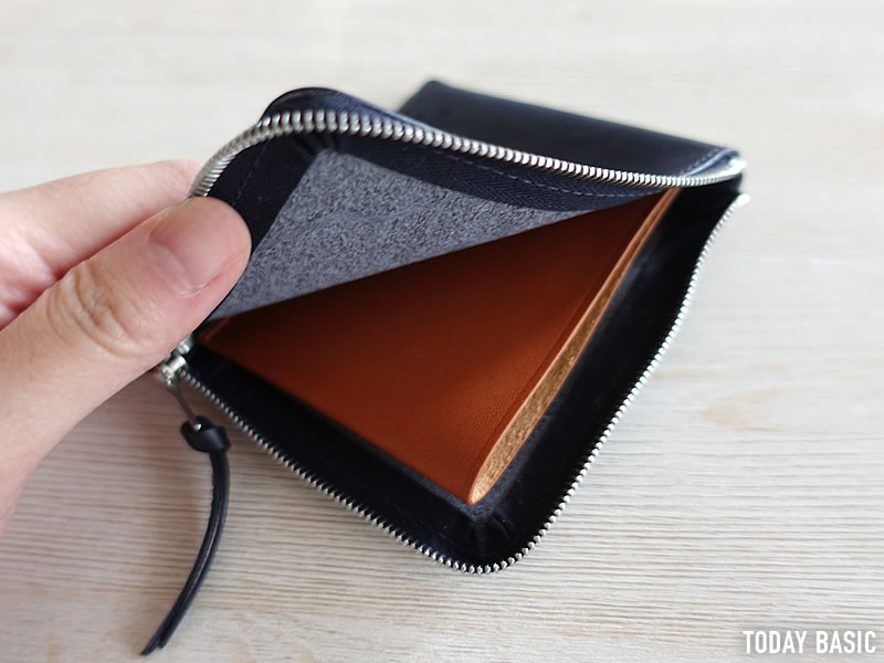 ホワイトハウスコックスのおしゃれなL字ファスナーミニ財布。使用感や